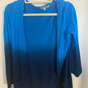 Ombre blue forever 21 cardigan